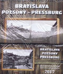 K-SET-Historický kalendár Bratislava 2017-stolový + nástenný