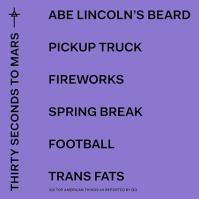 Thirty Seconds To Mars:  America