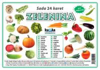 Sada 24 karet - zelenina