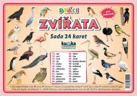 Ptáci zvířata - Sada 24 karet