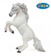 Kůň vzepjatý bílý