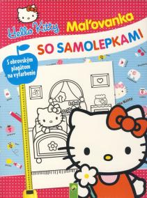 Hello Kitty - Maľovanka so samolepkami