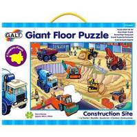 Velké podlahové puzzle - Na staveništi