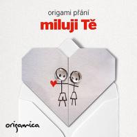 Origami přání - Miluji Tě