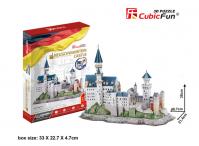 Puzzle 3D Zámek  Neuschwanstein - 128 dílků