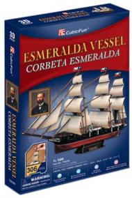 Puzzle 3D Esmeralda Vessel - 306 dílků