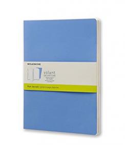 Moleskine: Volant zápisníky 2 ks čisté světle modré XL