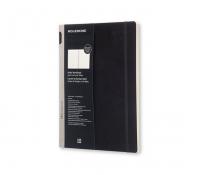 Moleskine: Zápisník workbook měkký linkovaný černý A4