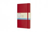 Moleskine: Zápisník měkký tečkovaný červený L