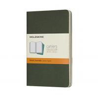 Moleskine: Sešity 3 ks linkované zelené S