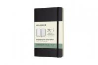 Moleskine: Plánovací zápisník 2019 měkký černý S
