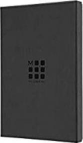 Moleskine: Zápisník kožený tvrdý linkovaný černý L