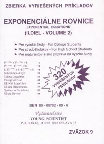 Exponenciálne rovnice, II. diel