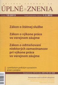 UZZ 10/2013 Zákon o štátnej službe