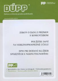 DUPP 8/2013 Zákon o dani z príjmov s komentárom