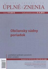 UZZ 17/2013 Občiansky súdny poriadok