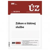 UZZ 30/2016 Zákon o štátnej službe