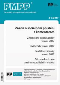 PMPP 6-7/2017 Zákon o sociálnom poistení s komentárom