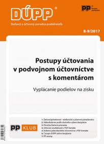 DUPP 8-9/2017 Postupy účtovania