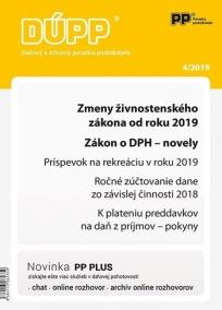 Daňový a účtovný poradca podnikateľa 4-2019