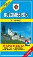 Ružomberok 1 : 10 000 Mapa mesta Town plan Stadtplan Plan miasta Várostérkép