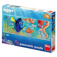 Veselá Dory - puzzle neon 100 dílků