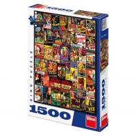 Filmové plakáty - puzzle 1500 dílků