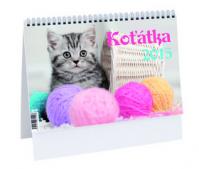 Koťátka - stolní kalendář 2015