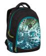 Bagmaster Studentský batoh DIGITAL 9 B BLUE/GREEN/BLACK