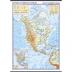Severní a střední Amerika - zeměpisná mapa 1:10 mil.