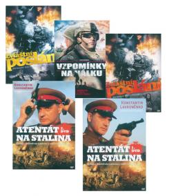 Komplet válečných filmů (Atentát na stalina 1,2 Zvláštní poslání 1,2, Vzpomínky na válku)