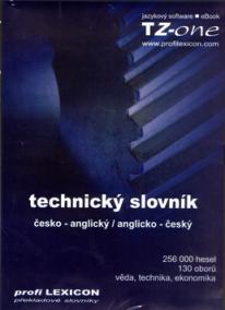 CD-ROM TECHNICKÝ SLOVNÍK česko-anglický anglicko-český, profi LEXICON