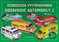 Jednoduchá vystřihovánka dodávkové automobily 2 - Stavebnice papírového modelu