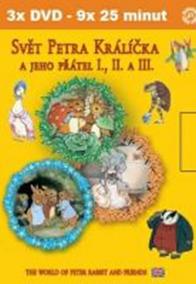 Svět Petra Králíčka a jeho přátel I.- III. - 3 DVD v rukávu