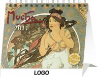 Kalendář 2014 - Alfons Mucha Praktik - stolní