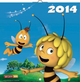 Kalendář 2014 - Včelka Mája - nástěnný poznámkový (ČES, SLO, MAĎ, POL)