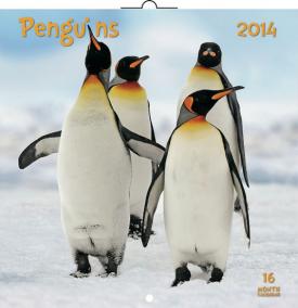 Kalendář 2014 - Tučňáci - nástěnný poznámkový (ANG, NĚM, FRA, ITA, ŠPA, HOL)