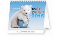 Kalendář stolní 2016 - Zábavný svět zvířat