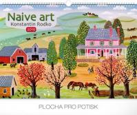 Kalendář nástěnný 2019 - Naivní umění – Konstantin Rodko, 48 x 33 cm