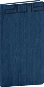 Diář 2019 - Forest - kapesní, modrý, 9 x 15,5 cm
