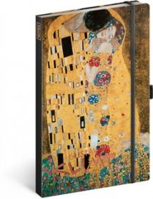 Notes Gustav Klimt, linkovaný, 13 × 21 cm
