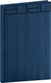 Týdenní diář Forest 2020, modrý, 15 × 21 cm