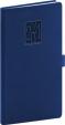 Kapesní diář Vivella Classic 2021, modrý, 9 × 15,5 cm