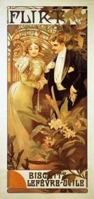 Blahopřání Alfons Mucha – Flirt