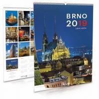 Kalendář 2019 - Brno - nástěnný