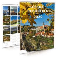 Kalendář 2020 - Česká republika - nástěnný