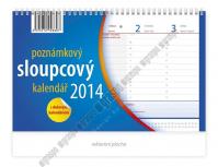 Kalendář 2014 - Poznámkový sloupcový - s