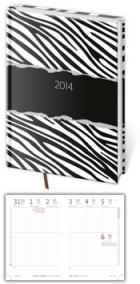 Diář 2014 Vario Zebra