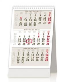 Mini tříměsíční kaledář - stolní kalendář 2015