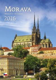 Kalendář nástěnný 2016 - Morava/Moravia/Mähren